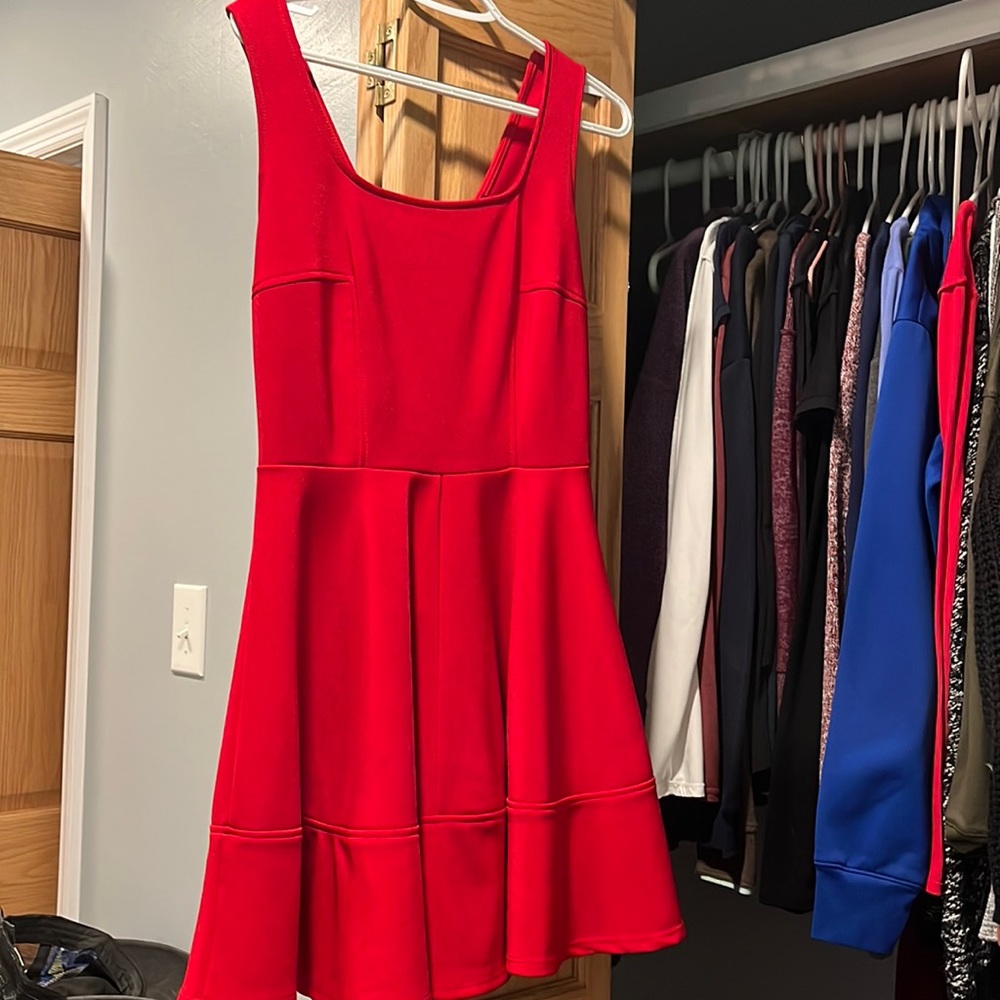 Red dress